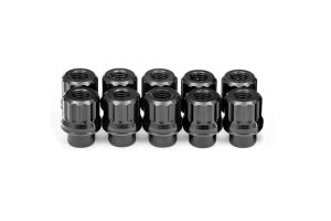 Chevrolet Corvette Lug Nut Kit - BMR Suspension - 12mm x 1.50 RH Shank 12-pt Alum Set of 10 - `97-`04